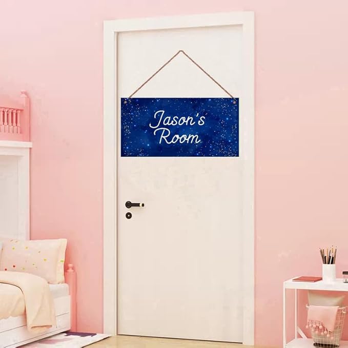 Personalized Universe Sign Stars Wall Art Decor For Kids Room Decoration Nursery Decor Space Party Decorations For Little Man Cave Space Theme Wall Art Decor For Boys Room Girls Bedroom