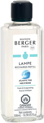 Atlantic Tide | Lampe Berger Fragrance Refill by Maison Berger | for Home Fragrance Oil Diffuser | Purifying and perfuming Your Home | 16.9 Fluid Ounces - 500 milliliters | Made in France