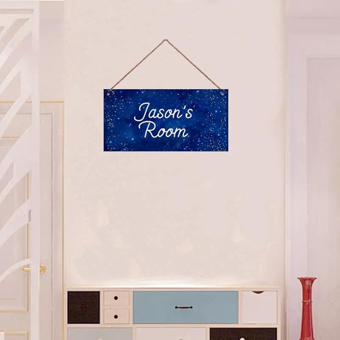 Personalized Universe Sign Stars Wall Art Decor For Kids Room Decoration Nursery Decor Space Party Decorations For Little Man Cave Space Theme Wall Art Decor For Boys Room Girls Bedroom