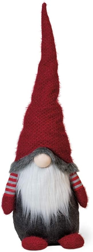 Boston International Christmas Tabletop Gnome Figurine, 10.5 x 32-Inches, Santa Elf Leroy