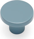 Ravinte 15 Pack Cabinet Knobs Light Blue Kitchen Cabinet Knobs Round Dresser Drawer Pulls Closet Door Pulls 1-1/5 Inch