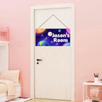 Personalized Signs Outer Space Themed Motivational Wall Decor - Boys Kids Room Wall Decor，Solar System Stars Wall Art Decorations for Bedroom Bathroom Teen Boys Encouragement