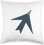 Cute Scandinavian Animals Designs Chic Scandinavian Bird Minimalism Throw Pillow, 16x16, Multicolor