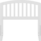 AFI Richmond Twin Size Headboard with Attachable Charger in White