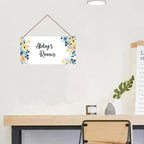 Personalized Flowers Sign Lovely Planet Wall Decor For Kids Room Decoration Nursery Decor Clear Decorations For Little Man Cave Wall Art Decor For Boys Room Girls Bedroom