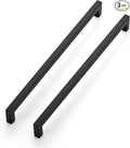 Ravinte 3 Pack 12-3/5 Inch Kitchen Square Cabinet Handles Matte Black Pulls Black Drawer Pulls Kitchen Cabinet Hardware Handles