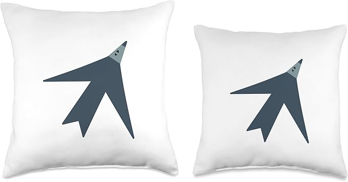 Cute Scandinavian Animals Designs Chic Scandinavian Bird Minimalism Throw Pillow, 16x16, Multicolor