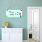 Personalized Birds Sign Vintage Tree Signs Retro Wall Art Decoration Exquisite Decorative Signs Custom Name for Kids Room Wall Art Decor Nursery Decor For Girls Boys Bedroom