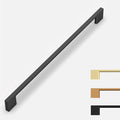 6 Pack Matte Black Cabinet Pulls 15 Inch Cabinet Handles Kitchen Cabinet Hardware Kitchen Handles for Cabinets Black Wardrobe Pulls Drawer Handle