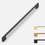 6 Pack Matte Black Cabinet Pulls 15 Inch Cabinet Handles Kitchen Cabinet Hardware Kitchen Handles for Cabinets Black Wardrobe Pulls Drawer Handle