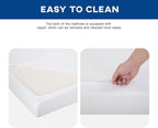 FDW | 6 Inch Full Mattress | Medium Firm | Gel Memory Foam Mattress | White | Bed in a Box, CertiPUR-US Certified | Pressure Relief, Cooling Ventilated Foam | Washable Removable Cover