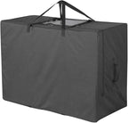 Cuddly Nest Folding Mattress Storage Bag - Heavy Duty Carry Case for Tri-Fold Guest Bed (Fits 4" Queen Mattress,Black)
