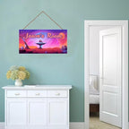 Personalized Universe Sign Science Fiction Themed For Kids Room Door Art Décor for Little Man Cave,Custom Name Starry Sky Wall Decor Decorative Plate for Boys Room Girls Bedroom