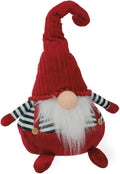 Boston International Christmas Tabletop Gnome Figurine, 9.5 x 19-Inches, Red & Green Elf Noel