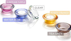 Clear Tealight Candle Holders - Set of 24, Round Chunky Glass Candle Holder, 3" Diameter - CH01