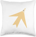 Cute Scandinavian Animals Designs Chic Scandinavian Bird Minimalism Throw Pillow, 16x16, Multicolor