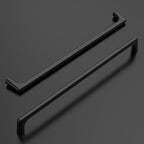 Amerdeco 10 Pack Matte Black Cabinet Pulls 12.5 Inch(320MM) Hole Centers Kitchen Cabinet Handles Hardware Kitchen Handles for Cabinets Cupboard Handles Drawer Pulls ZH0041