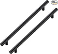 JOY DECOR 20 Pack Cabinet Handles, Black Cabinet Pulls, 8-3/4 in Hole Center Kitchen Hardware, Stainless Steel T Bar Handles for Dresser Drawers