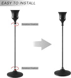 Candlestick Holders Black, 6 Packs Taper Candle Holder for Candlesticks, Candle Sticks Holder Decor for Home Decor