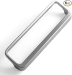 Goo-Ki Brushed Nickel Cabinet Pulls with 5'' Hole Center(128mm),Modern Zinc Alloy Drawer Pulls for Drawer,Wardrobe,Cupboard,6 Pack