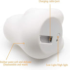 Night Light, Kids Bedside Lamp, Baby Nursery Lamp for Breastfeeding Safe, Break Resistant, Eye Caring, Adjustable Brightness & Color, Timing Function, Remote Control + Touch Control - Hippo