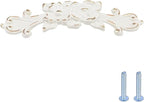 6Pcs European Rose Cabinet Pull Handles Decorative Pastoral European Style Handle Pull Vintage Flower Drawer Pull Vanity Nightstand Cupboard Knob Wardrobe Pull Handles, Zinc Alloy, 3.78"