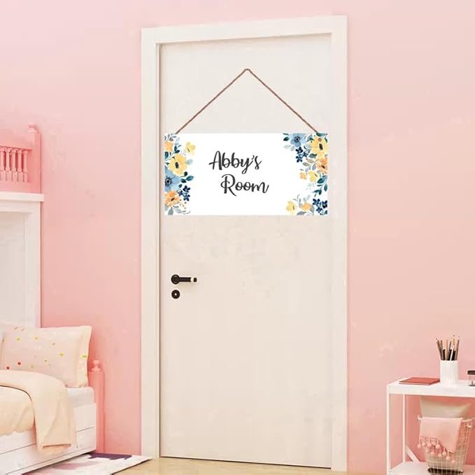 Personalized Flowers Sign Lovely Planet Wall Decor For Kids Room Decoration Nursery Decor Clear Decorations For Little Man Cave Wall Art Decor For Boys Room Girls Bedroom