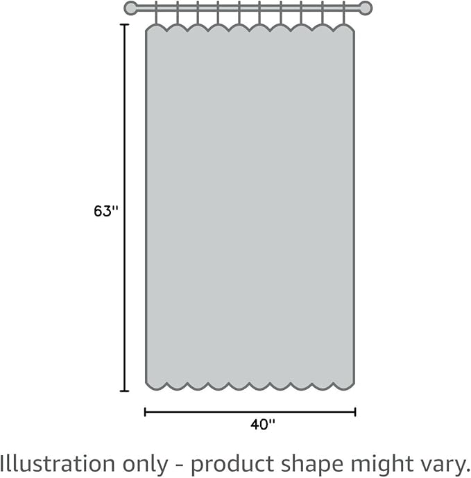 Aiyufeng Light Purple Sheer Curtain Panels Pair Sold 63 Inch Length, Light Filtering Window Curtain Drapes Treatment for Kitchen, Bedroom/Children Room, Voile Top Dual Rod Pocket, 2 Pack of 42 x 63"