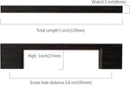 Asidrama 10 Pack 3.75 Inch(96mm) Oil Rubbed Bronze Cabinet Pulls, Kitchen Cabinet Hardware for Cupboard Drawer Handles Pulls