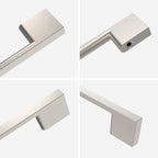6 Pack Satin Nickel Cabinet Pulls - 15 Inch Handles - Brushed Nickel Wardrobe & Kitchen Pulls