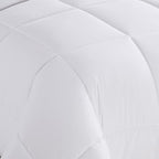 Sweet Home Collection 5 Piece Comforter Set Bag Solid Color All Season Soft Down Alternative Blanket & Luxurious Microfiber Bed Sheets, White, Twin
