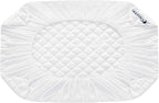 Air Mattress Cover Full Mattress Pad, Thick Quilted Mattress Topper Full, Super Soft Breathable and Noiseless Down Alternative Fiber Pillow Top Mattress Pad (15-23'' Deep Pocket)