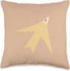 Cute Scandinavian Animals Designs Chic Scandinavian Bird Minimalism Throw Pillow, 16x16, Multicolor