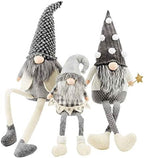 Mud Pie MED Gray Deluxe Dangle GNOME, Medium
