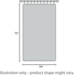 NICETOWN Sheer Window Curtains 72 inches Long, Silver Grommet Light Filtering Window Drapes Airy & Breathable Living Room Voile Panels for Flat/Apartment, Beige, 108" W Total 2 Pieces