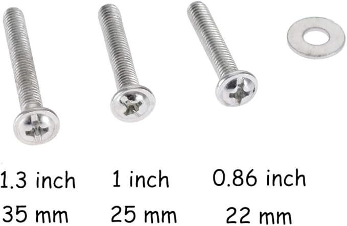 Joyhey 4 Pack 40 mm Diamond Shaped Glass Crystal Knobs with 3 Size Screws for Cabinet, Drawer, Cupboard, Dresser