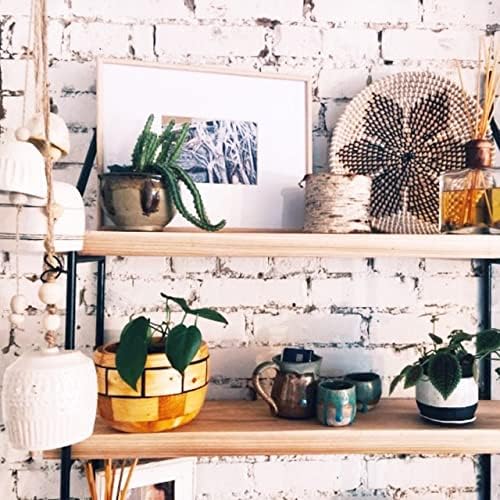 Chaumiere Scandinavian Rattan Wall Decor Boho gift - Hanging Woven wall basket wall decor set - Wicker Wall Decor Home Decor - Woven Wall Hanging Boho Basket