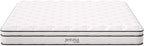 Modway MOD-7096-WHI Jenna 6" Innerspring Pillow Top King Mattress, White