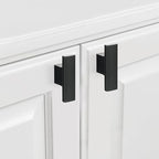 6 Pack Kitchen Cabinet Knobs Matte Black Cabinet Knobs Black Drawer Knobs Solid Kitchen Hardware