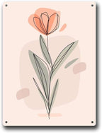 Metal and Tin SignsElegant Floral Prints for Home Decor Bedroom and Bathroom Wall Decoration 12x16inch Tin Sign