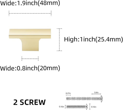 15 Pack Kitchen Cabinet Knobs Brushed Gold Cabinet Knobs Drawer Knobs Solid Kitchen Hardware