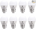 8 Pack BlueX 3W G14 LED Light Bulb 5000K Daylight - 25W Equivalent - E26 Base 120V - Small Night Light Bulbs for Bedroom, Ceiling Fan, Table Lamp, Kitchen, Pendant Fixtures, Dinning Room