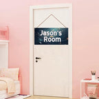 Personalized Universe Sign Funny Galaxy Themed For Kids Room Boys Bedroom Door Decor,Custom Name Fantasy Stars Wall Decor Decorative Plate for Nursery Girls Room