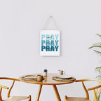 Pink Bible Verses Wall Decor, Christian Inspirational Wooden Sign Art for Home, Porch, Bedroom, Living Room, Office - Women's Room Decor