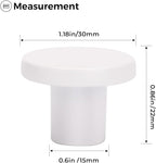 Ravinte 20 Pack Cabinet Knobs White Kitchen Cabinet Knobs Round Dresser Drawer Pulls Closet Door Pulls 1-1/5 Inch