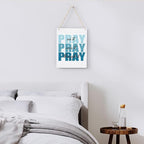 Pink Bible Verses Wall Decor, Christian Inspirational Wooden Sign Art for Home, Porch, Bedroom, Living Room, Office - Women's Room Decor