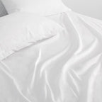 Moonsea Extra Deep Pocket Air Mattress White Sheets Twin Size - 3Pcs Side Storage Pocket Fitted Sheet & Pillowcase Twin Deep Pocket Sheet Sets Easily Fits for Kids 16in to 24in Pillow Top Air Bed