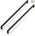 Ravinte 3 Pack Black Matte Cabinet Pulls and Handles - 18 Inch Square, Drawer Pulls, Kitchen Cabinet Hardware