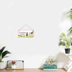 Personalized Sign Funny Horse Sign Custom Name Plaque Wall Decor Hanging Signs Front Door Art Home Decorative For Nursery Kids Room Girls Bedroom Boys Room