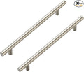 JOY DECOR 30 Pack Cabinet Handles, Brushed Nickel Cabinet Pulls, 7-1/2 in Hole Center Kitchen Cabinet Handles, Stainless Steel T Bar Handles for Dresser Drawers